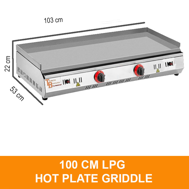 100 cm commercial hot plate griddle lpg gas griddle